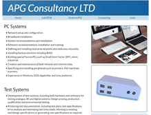 Tablet Screenshot of apg-consultancy.co.uk